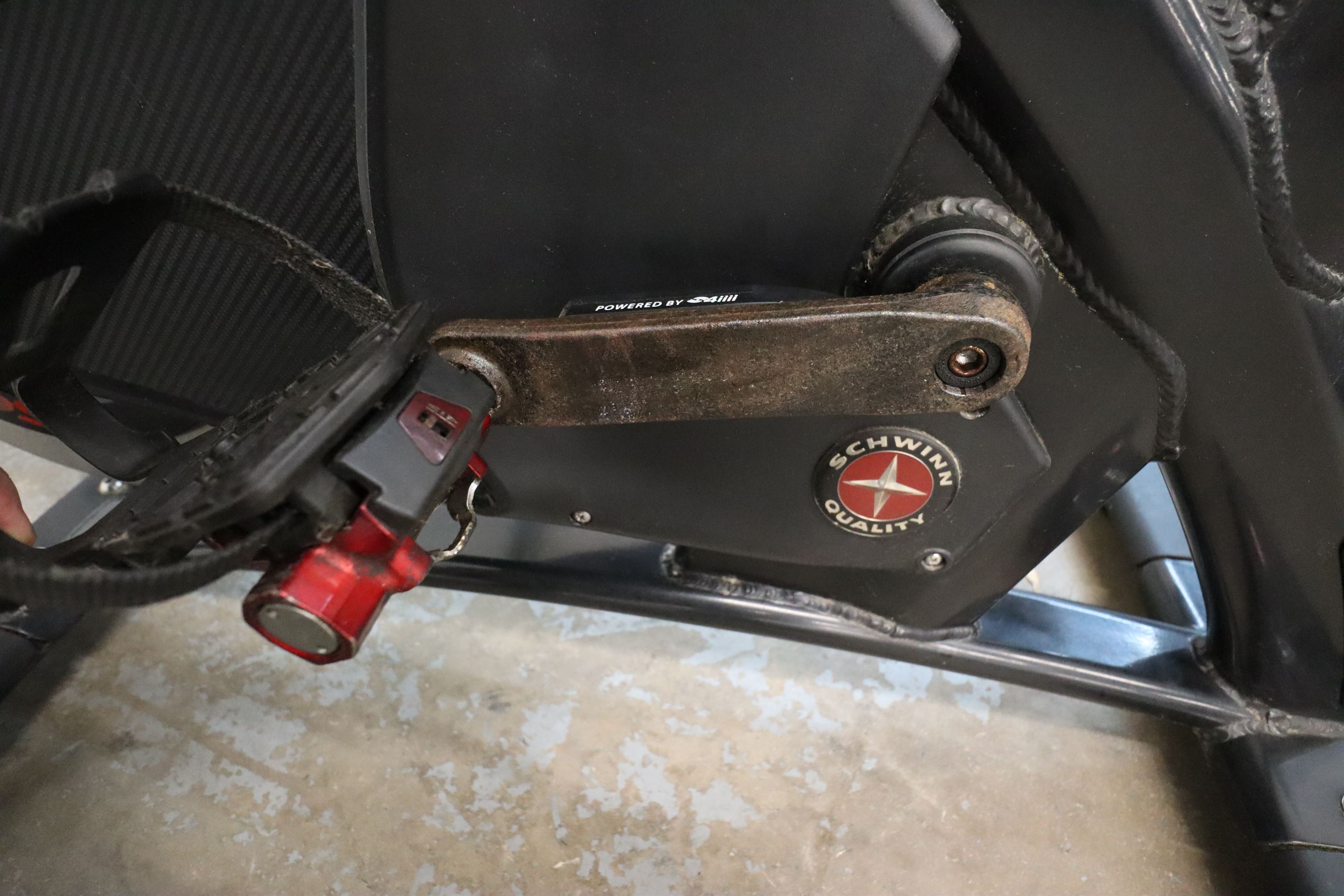 Used Schwinn AC Power. ACP Indoor Cycle 9-7300-QINTP0 GC7300 Upright Stationary Bike