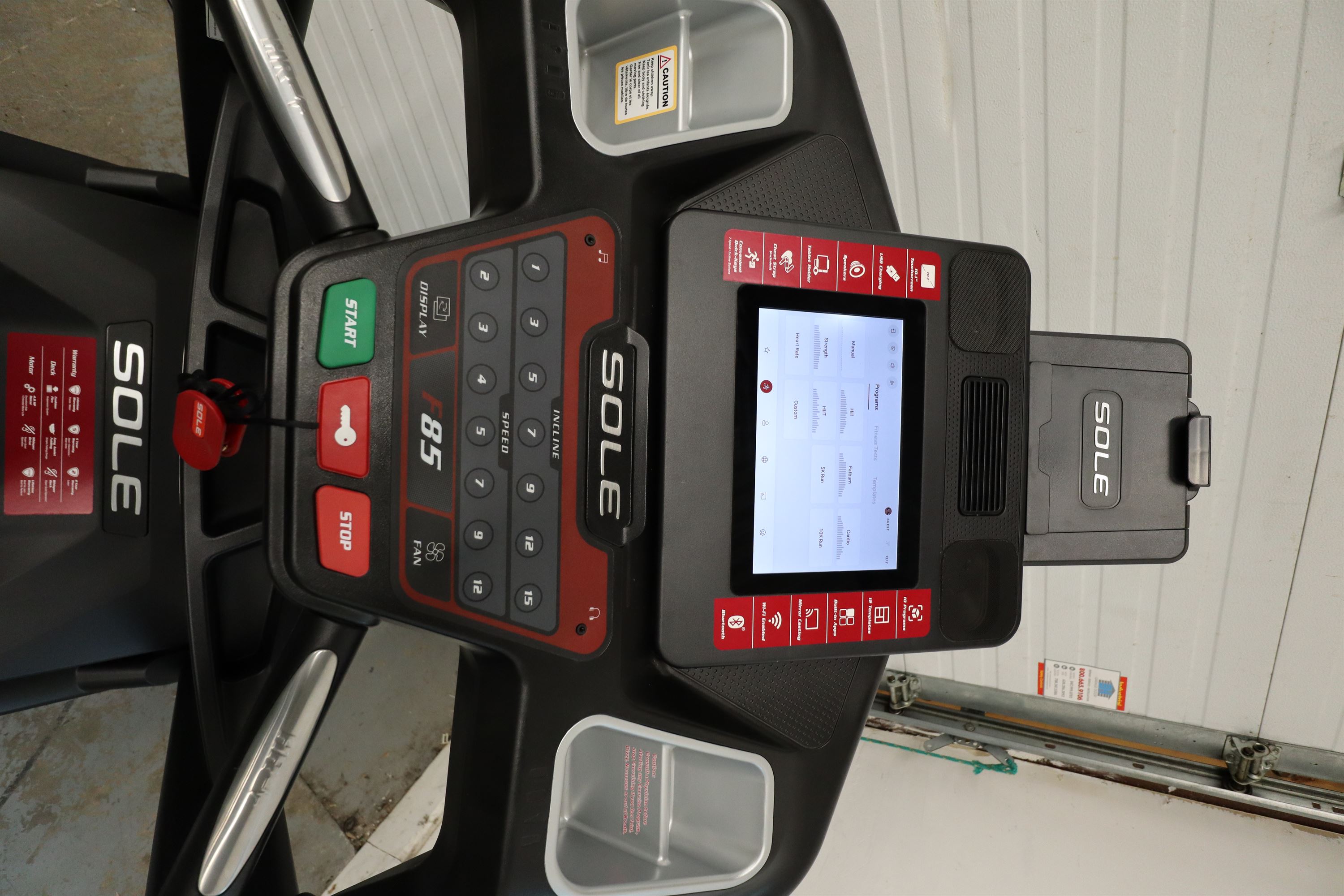 Used Sole F85 585820 Folding Treadmill