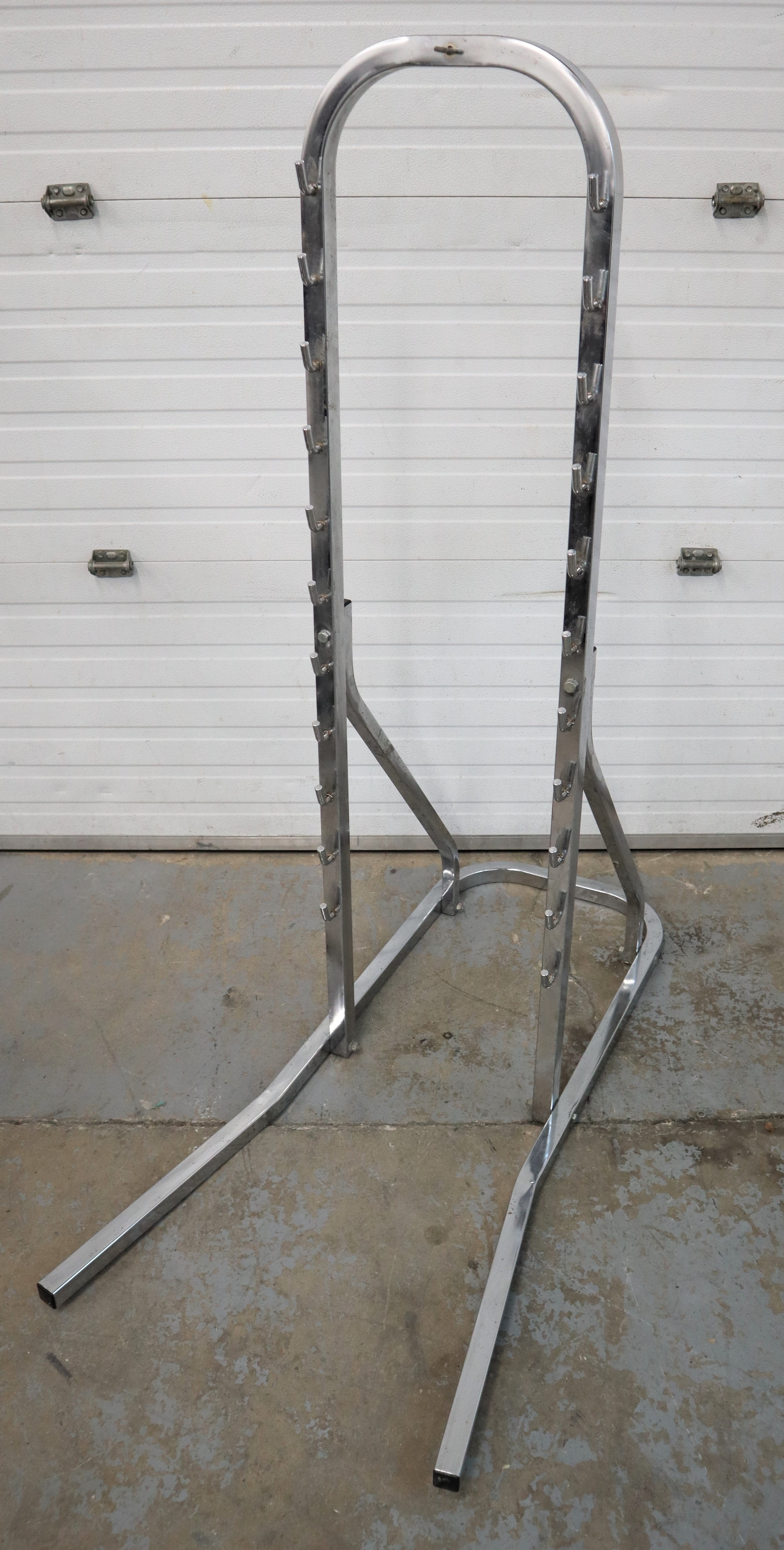 Used Misc Cable Gym Attachment Storage Rack Home Gym Freeweights & Accessories