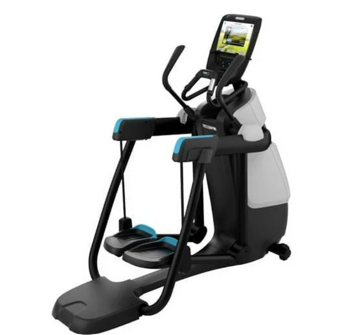 Used Precor AMT 885 w/ P82 Console Adjustable Stride Elliptical
